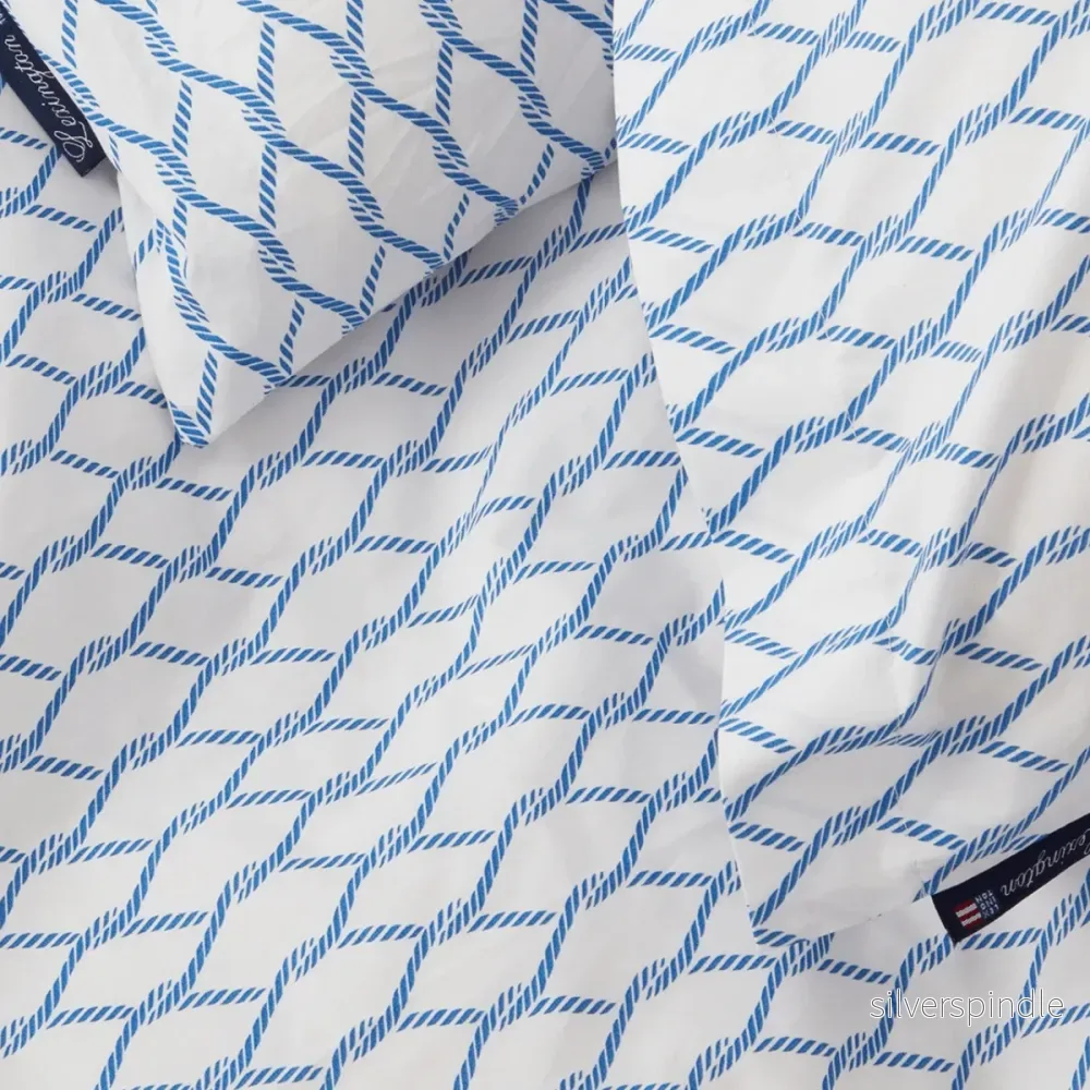 Lexington Rope Printed Cotton Poplin Påslakanset - Outlet - Bild 2