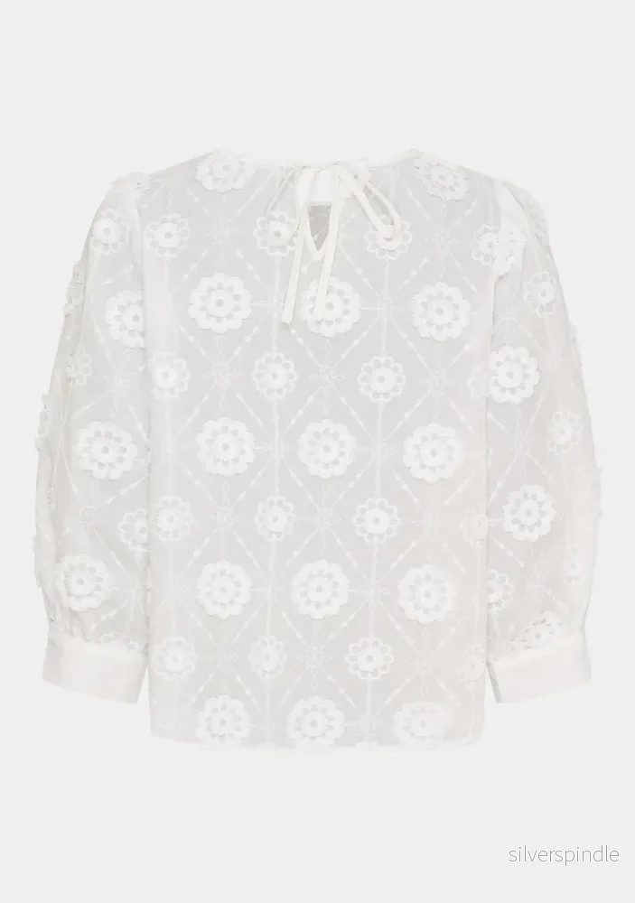Maggi Blouse - White - Bild 3