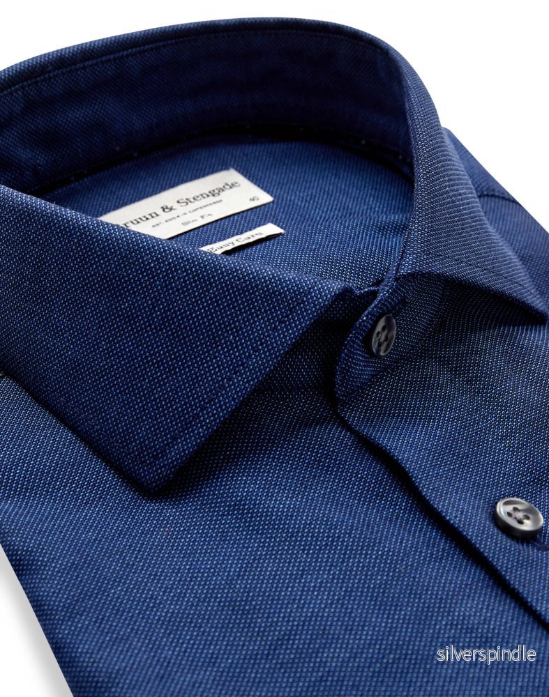 BS Joff Slim Fit Skjorta - Navy - Bild 2