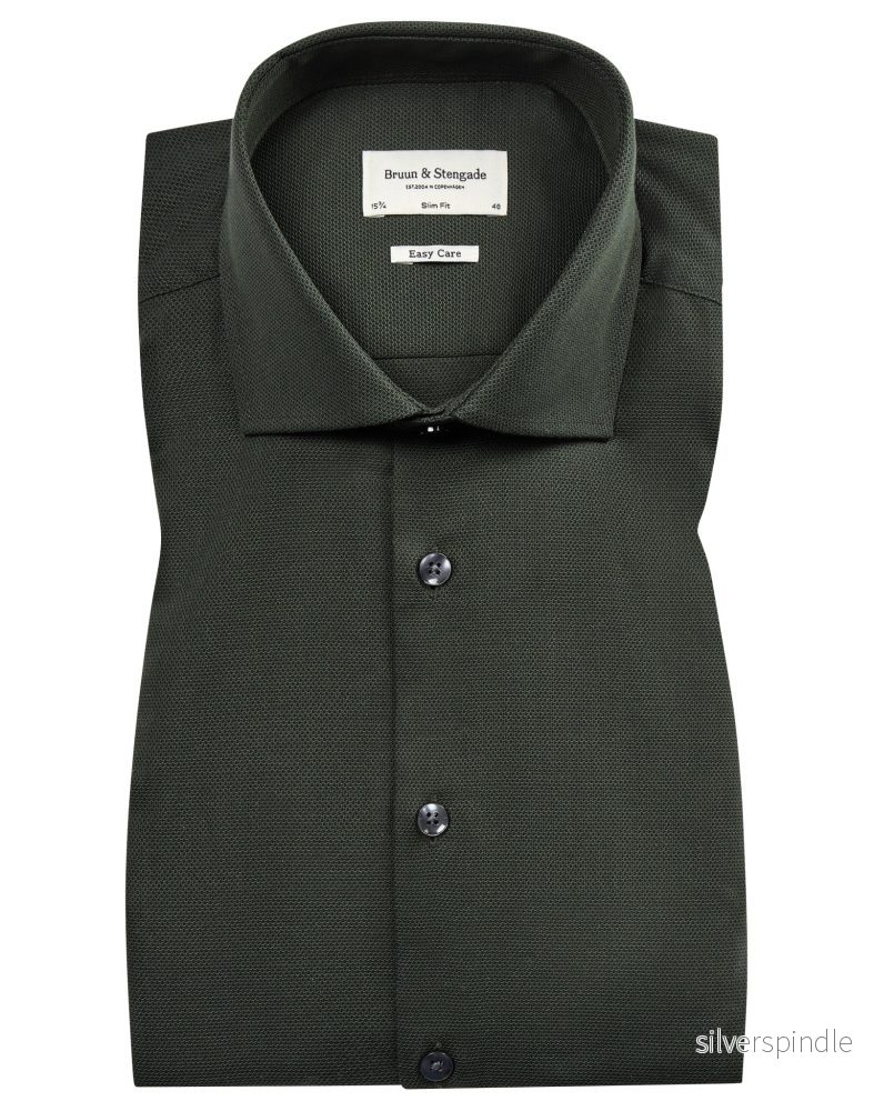 BS Hanna slim fit Skjorta - Green