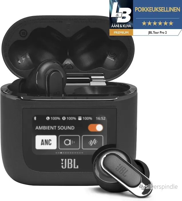 JBL Tour Pro 2 in-ear-hörlurar: Ljud och teknik på högsta nivå för en perfekt lyssningsupplevelse!
