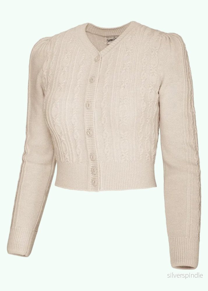 Ice Skater Cardigan – Antique white Ice Skater Cardigan – Antique white