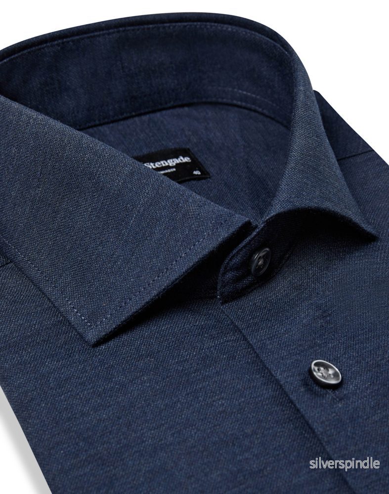 BS Fernando Modern Fit Skjorta - Navy - Bild 2