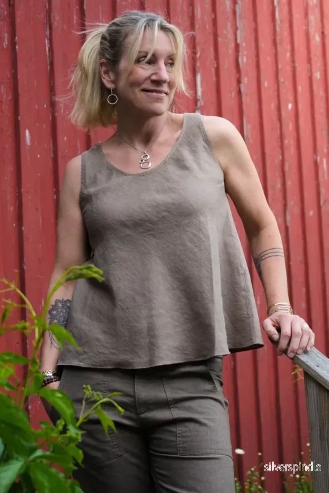 Linne skuret på skrå Linne skuret på skrå