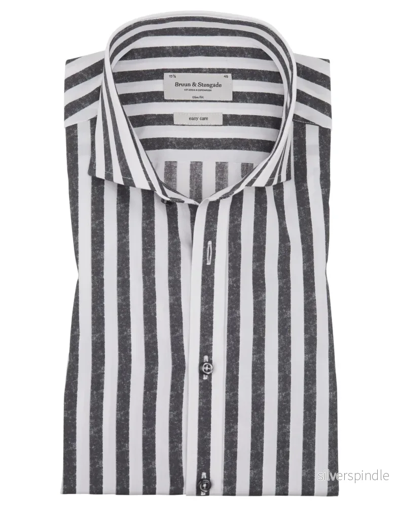 BS Telford Slim Fit Skjorta – Grön