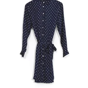GATHERED SHIRT DRESS – Marine GATHERED SHIRT DRESS – Marine