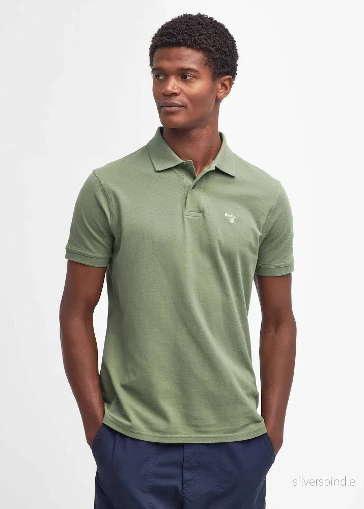 Barbour LW Sports Polo Olive Barbour LW Sports Polo Olive
