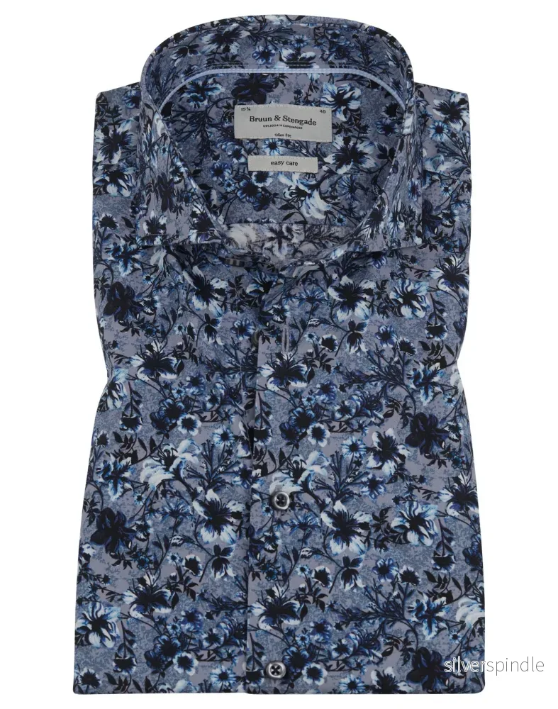 BS Alquist Slim Fit Skjorta – Blue BS Alquist Slim Fit Skjorta – Blue