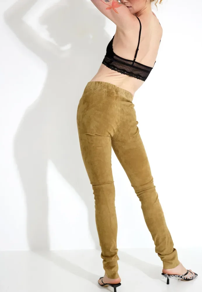 LEGGING SUEDE STRETCH - Army - Bild 2