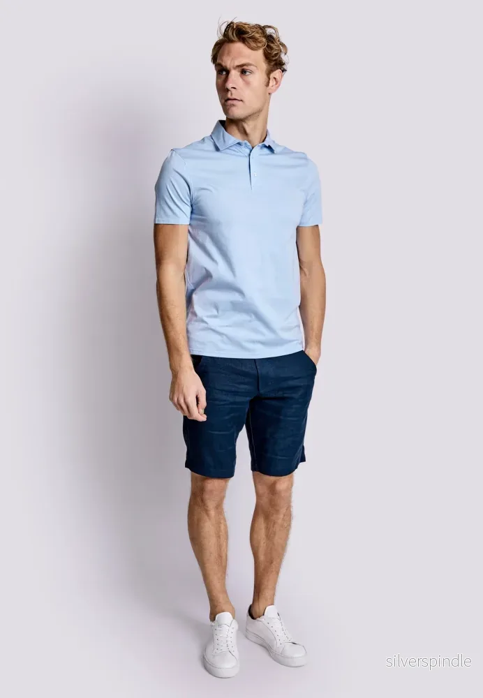 BS Natesan Regular Fit Piké - Light Blue - Bild 3