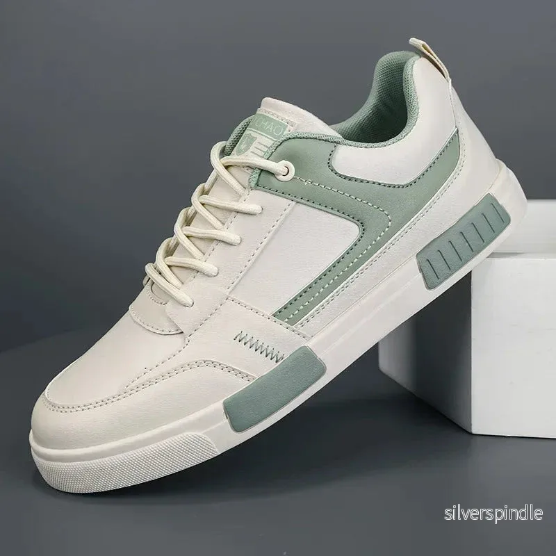 Ethan | Trendiga Tvåfärgade Sneakers Med Upphöjd Sula - Bild 3