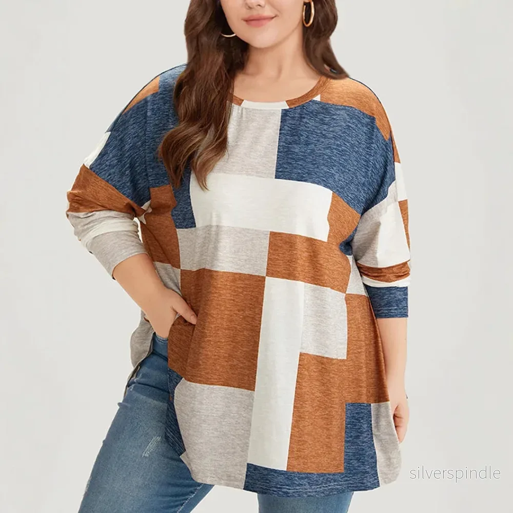 Emma | Trendig Plus Size Långärmad T-Shirt Emma | Trendig Plus Size Långärmad T-Shirt