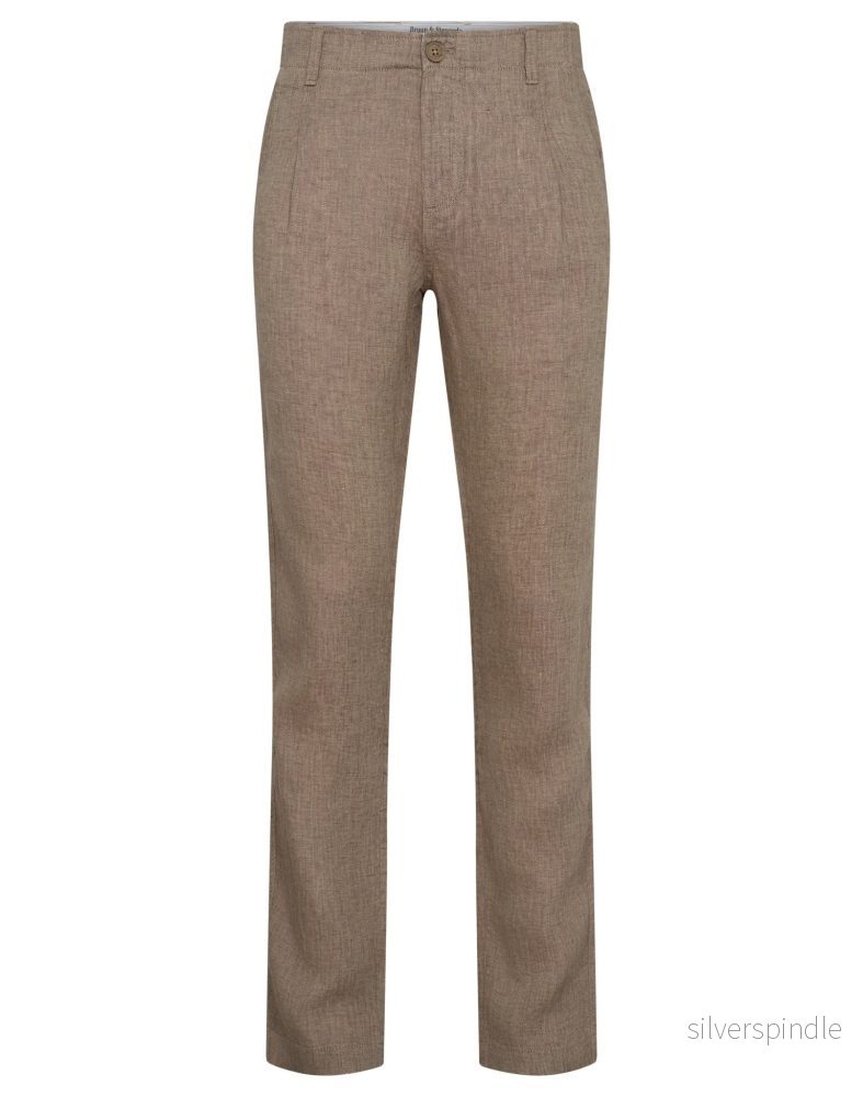 BS Gustaf Slim Fit Chinos – Brun