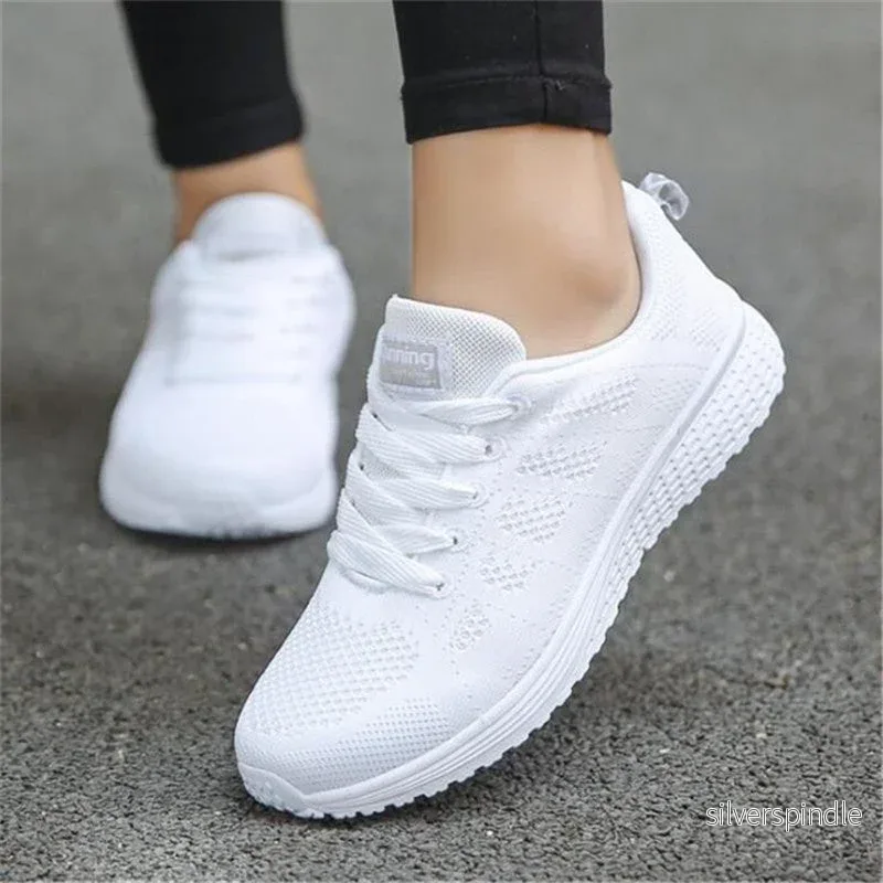 Sophie | Vattentåliga Damsneakers med Korsade Remmar och Halkfri Sula - Bild 3