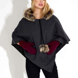 PONCHO – Grå PONCHO – Grå