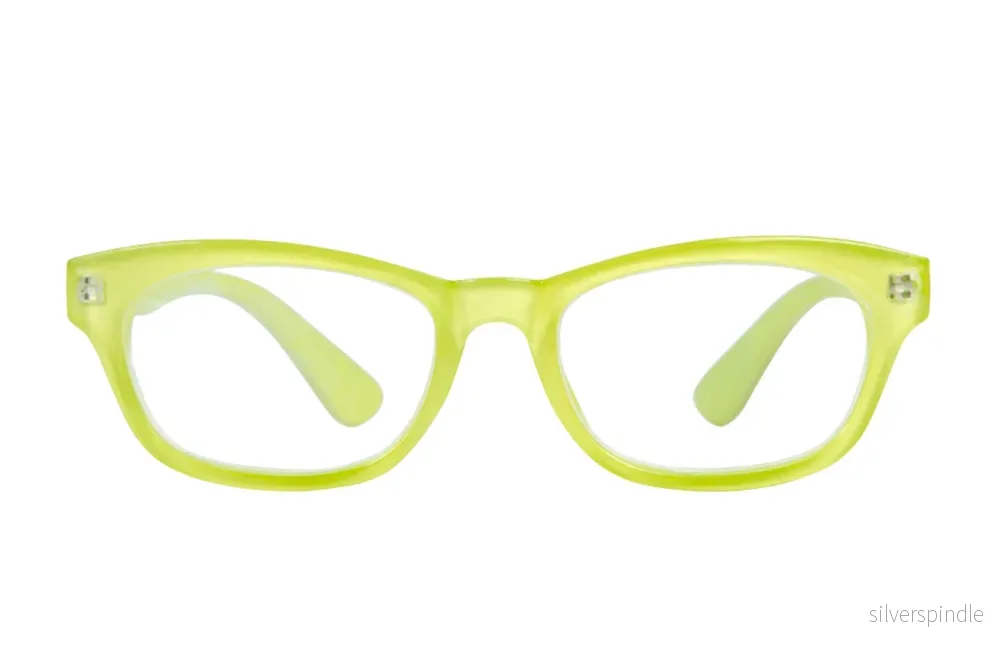 TUVA light lime Reading Glasses SALE