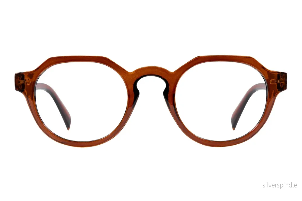 HAMPUS transp Brown Reading Glasses NEW-SS26 HAMPUS transp Brown Reading Glasses NEW-SS26