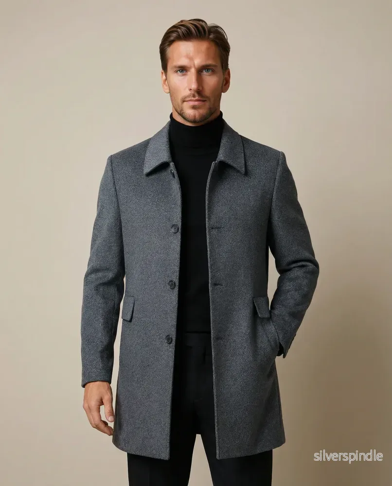 Sebastian | Elegant Skräddarsydd Vinterrock Herr - Bild 2