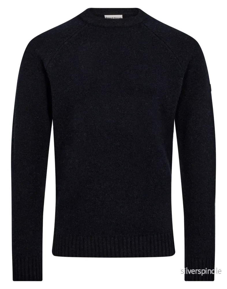 BS Caspian Regular Fit Stickat - Navy