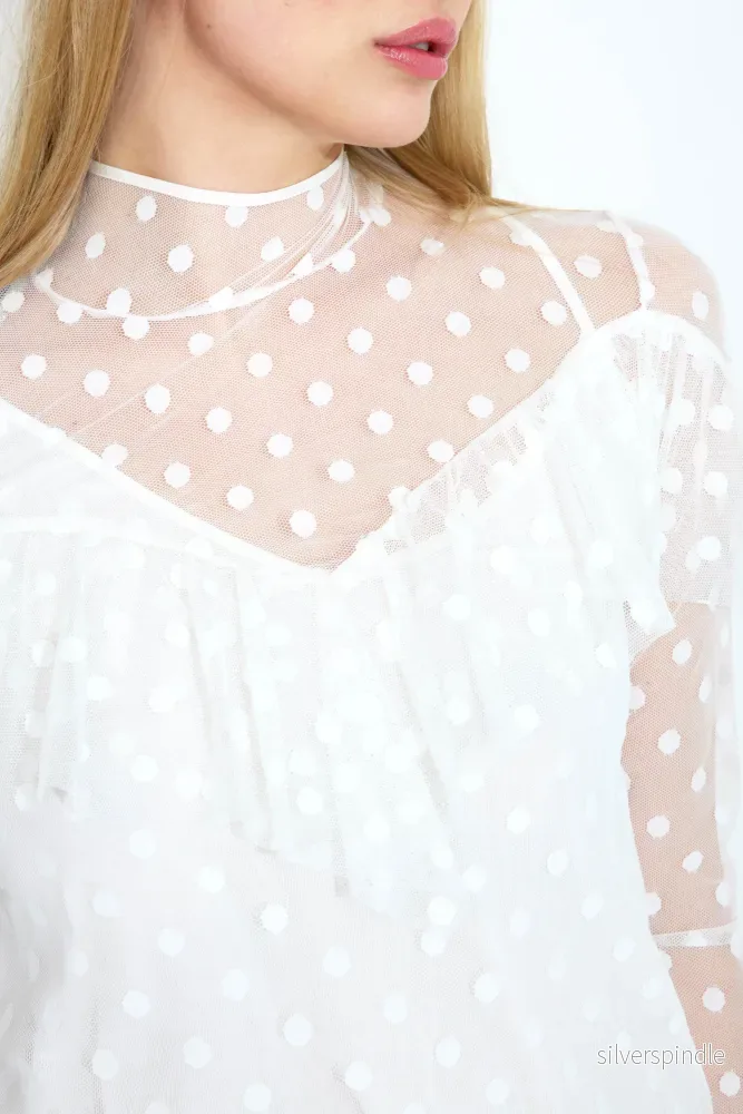 MATANA BLOUSE - Vit - Bild 3