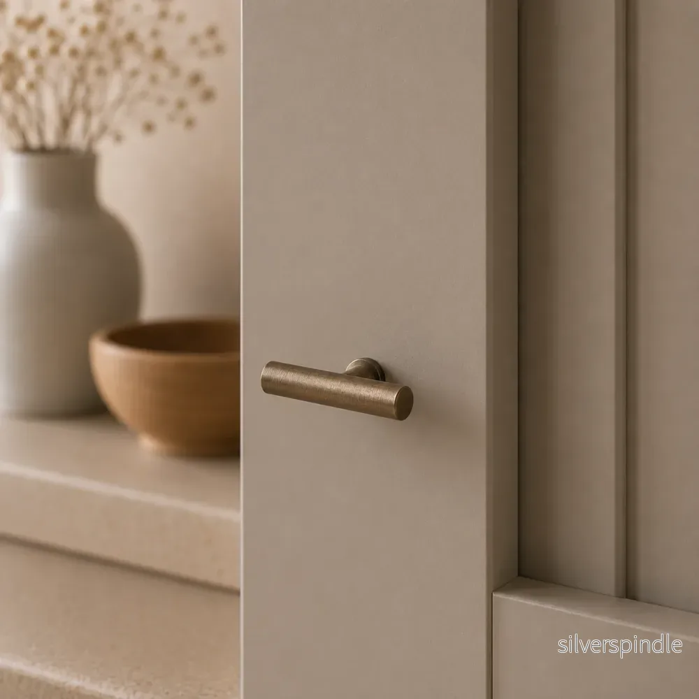 T-knopp i brons – klassisk design