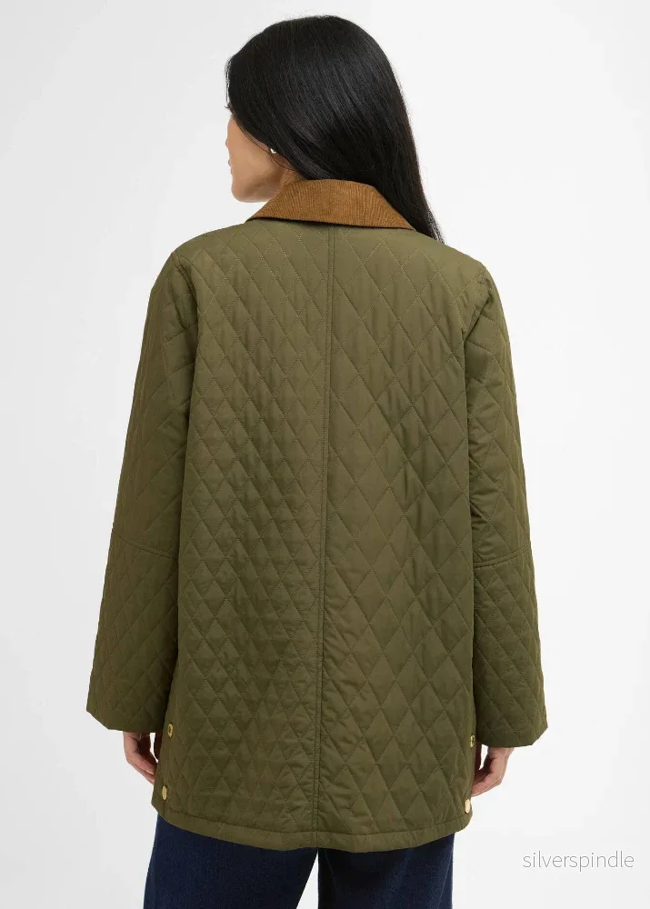 Barbour Goldmine Quilted Jkt Green Barbour Goldmine Quilted Jkt Green