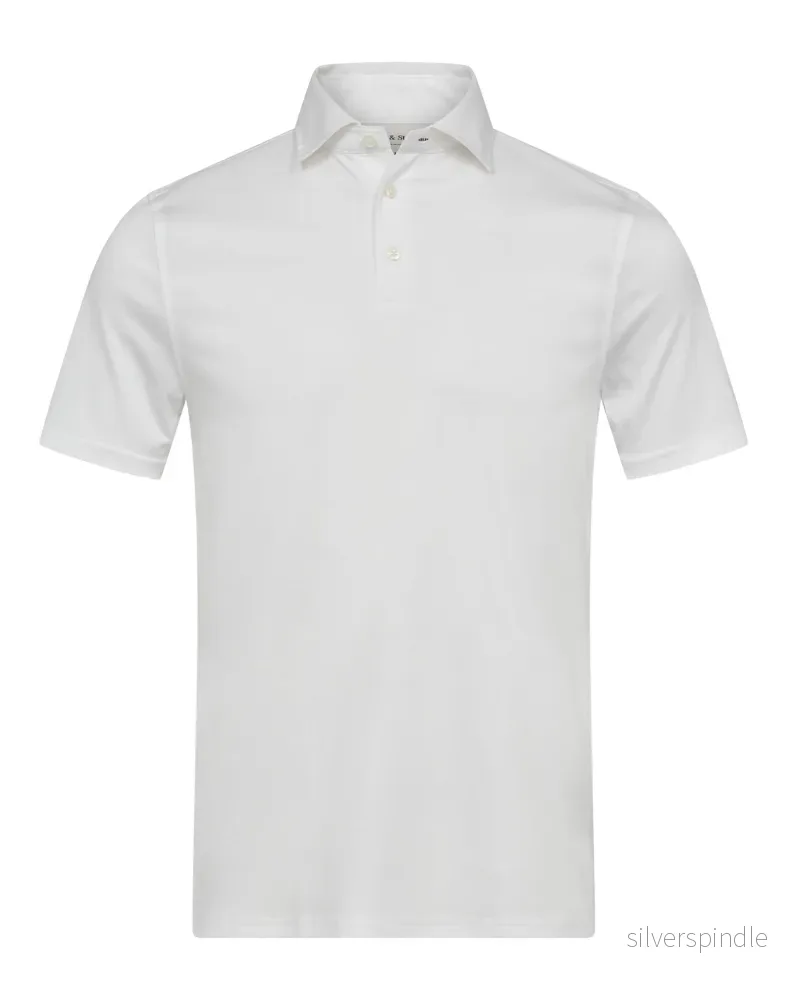 BS Cayo Regular Fit Pikétröja - Vit