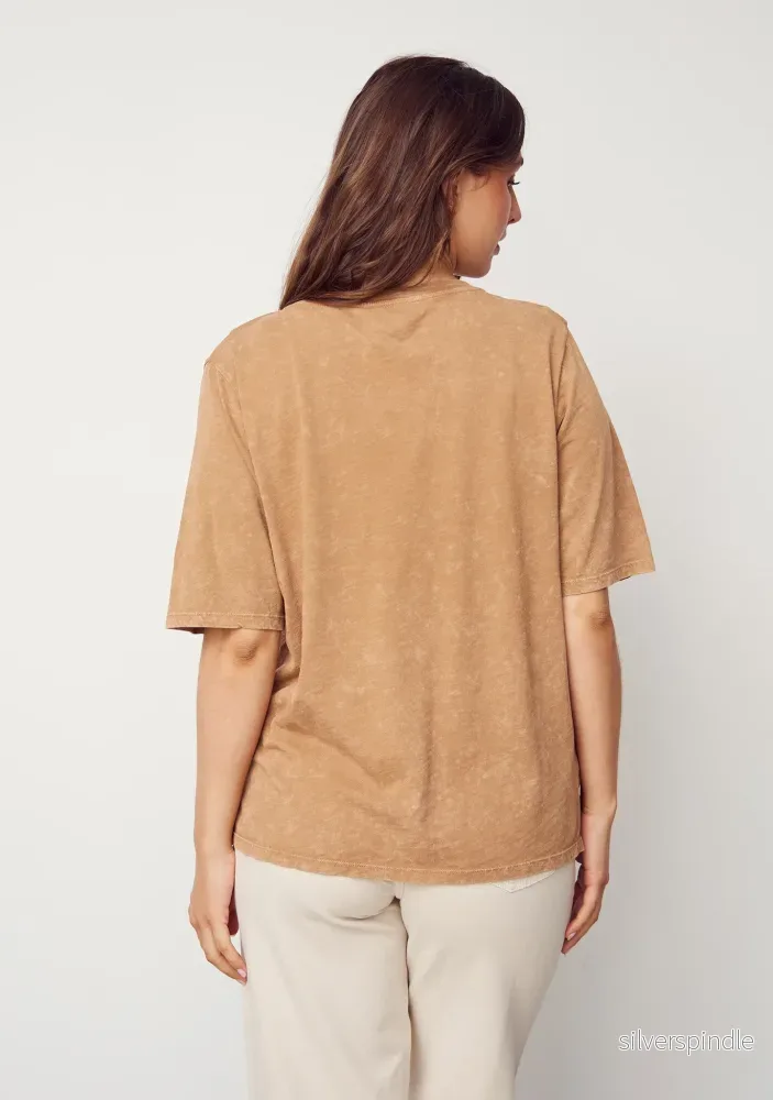 Haley T-Shirt - Washed Luxury Camel - Bild 3
