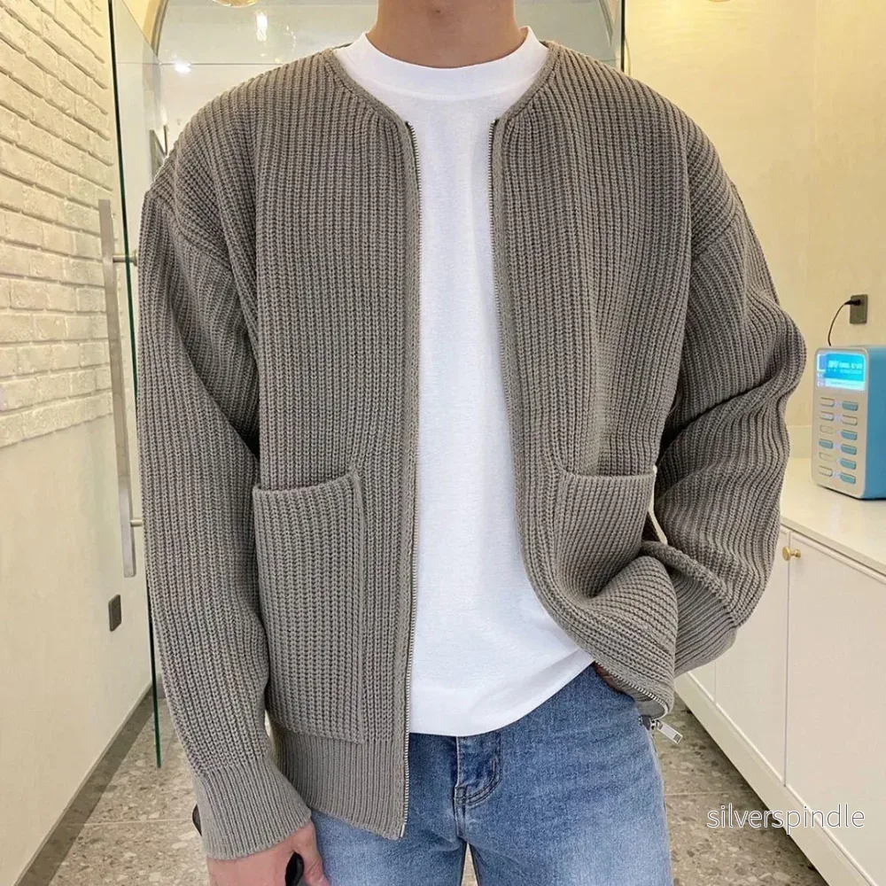 Mångsidig Cardigan Män med Dragkedja | Trendig Design för Ultimat Komfort - Bild 2