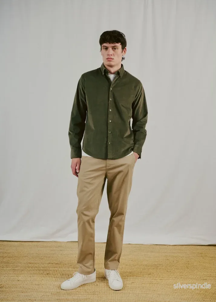 BS Osei Casual Modern Fit Skjorta – Green BS Osei Casual Modern Fit Skjorta – Green