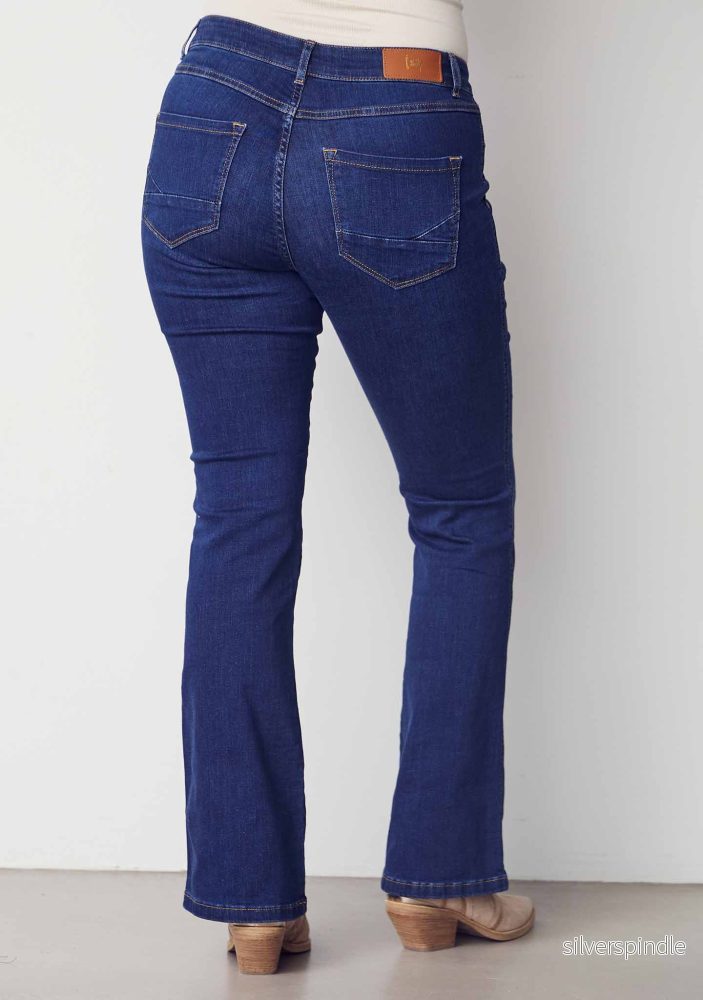 Como Long Flare Jeans - Dark denim - Bild 2