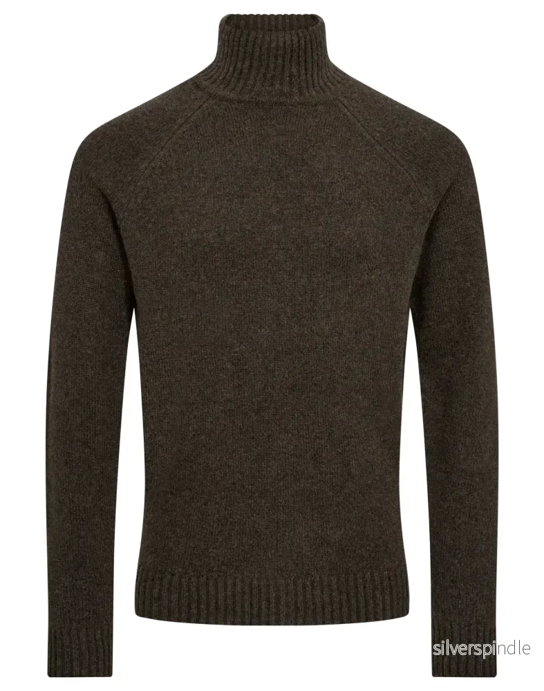 BS Barbeau Regular Fit Stickat - Brown