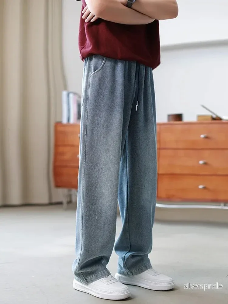 Ethan | Avslappnade Raka Jeans Herr med Medelhög Midja - Bild 2
