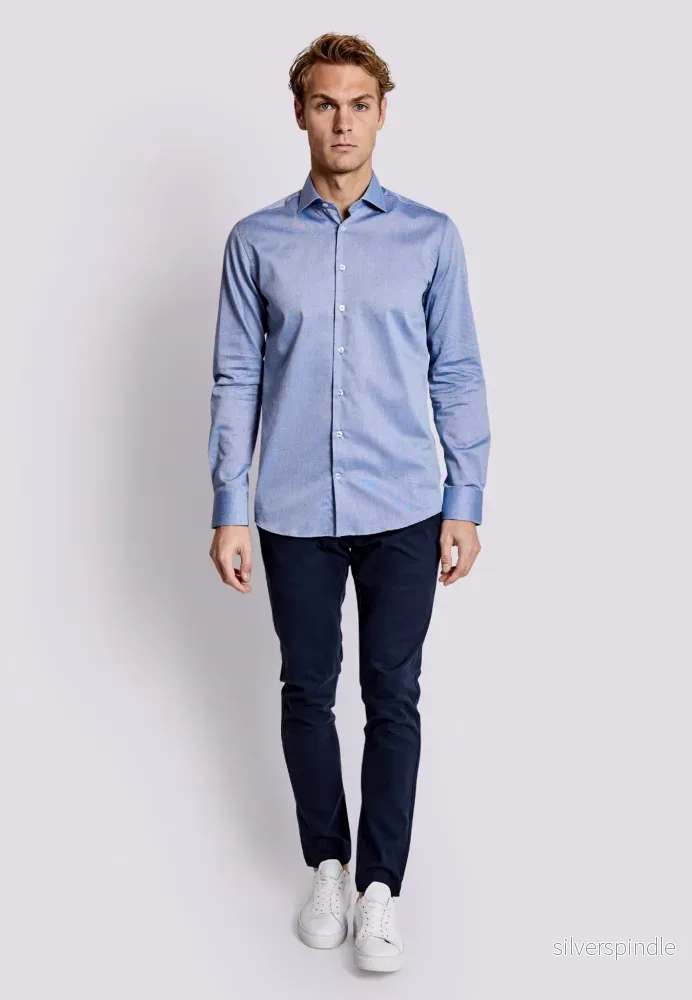 BS Pirlo Modern Fit Skjorta - Blue - Bild 3