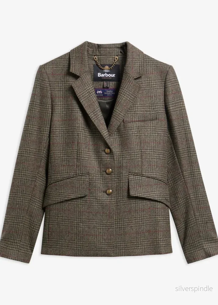 Barbour Browning Tailored Jacket Olive - Bild 2