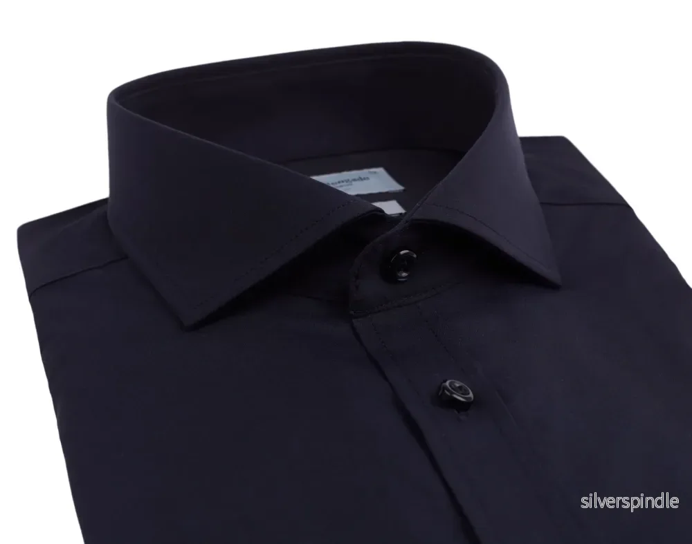 BS Tucker Super Slim Fit Skjorta - Navy - Bild 2