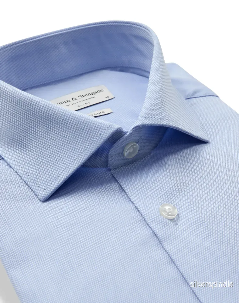 BS Harris Slim Fit Skjorta - Light Blue - Bild 2