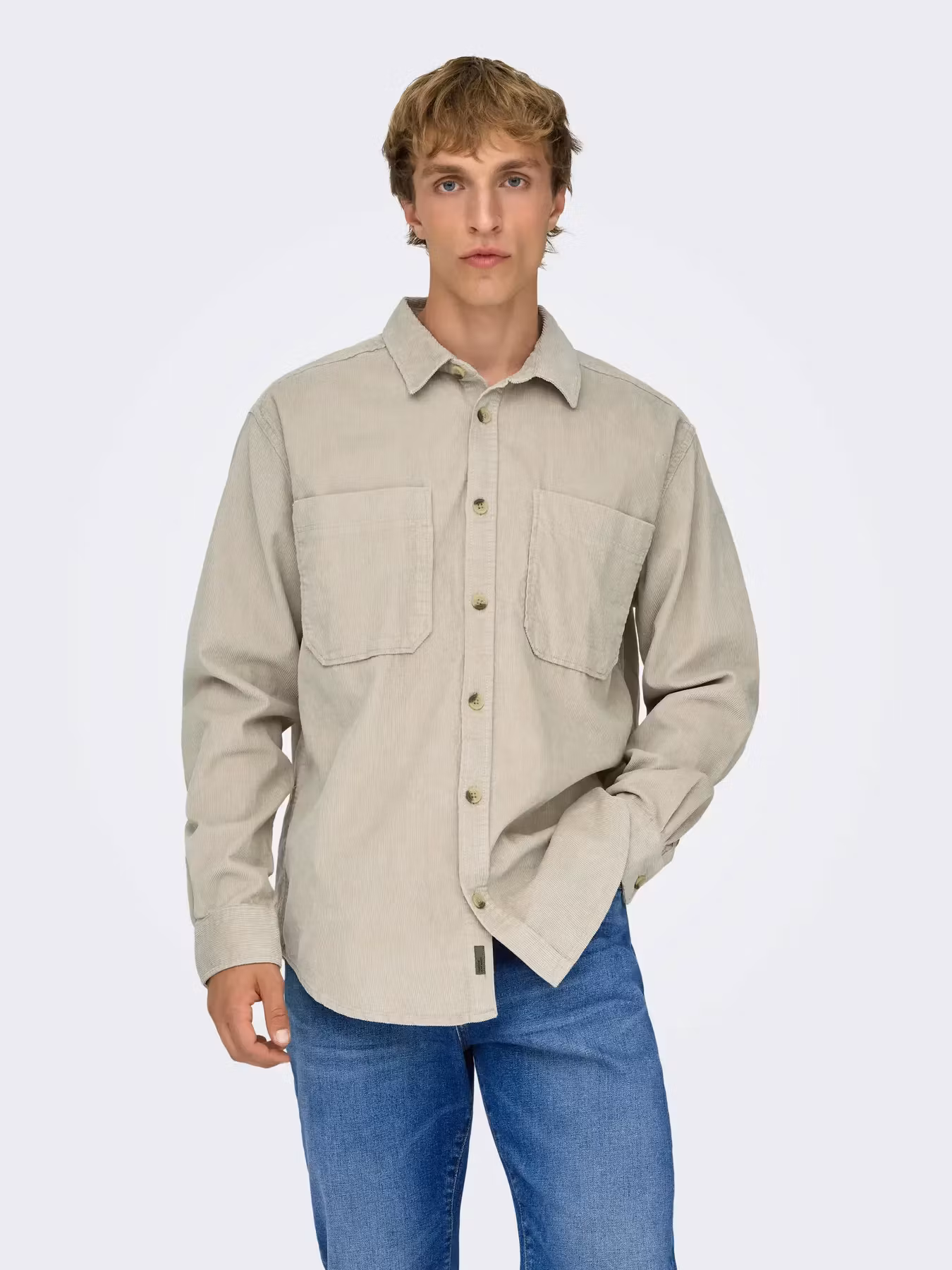 ALP CORD OVERSHIRT SILVER LINING - Bild 2