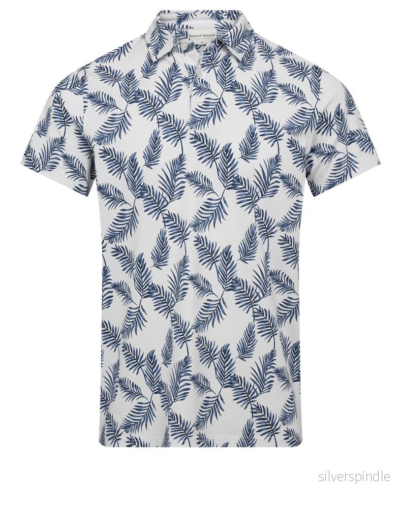 BS Ithaca Regular Fit Pikétröja – White BS Ithaca Regular Fit Pikétröja – White