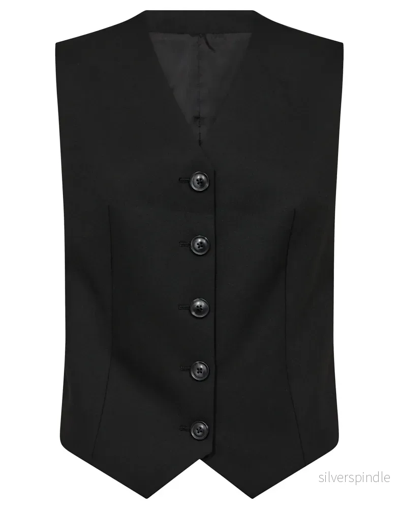 BS Una Slim Fit Väst - Black