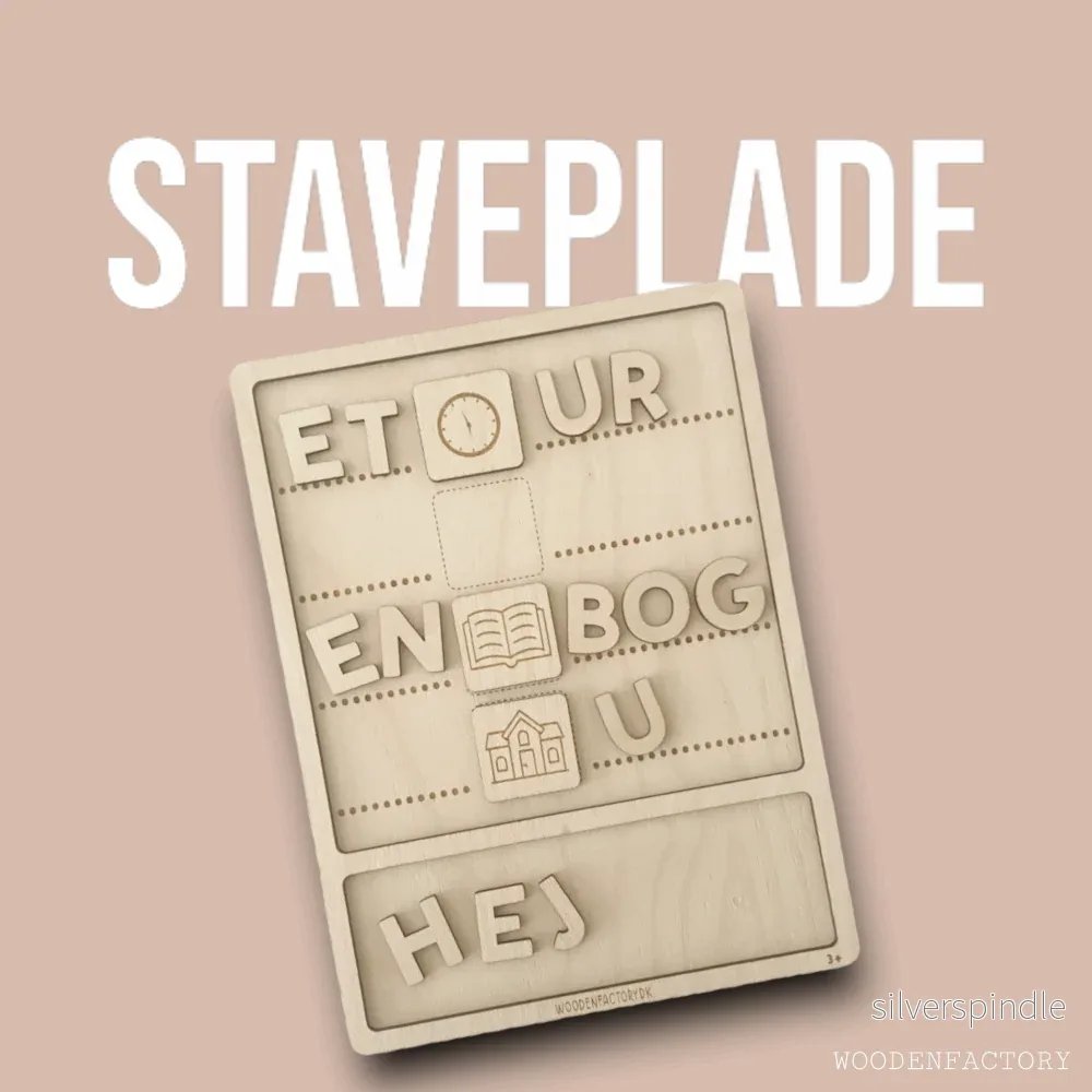 Stavstavla av trä