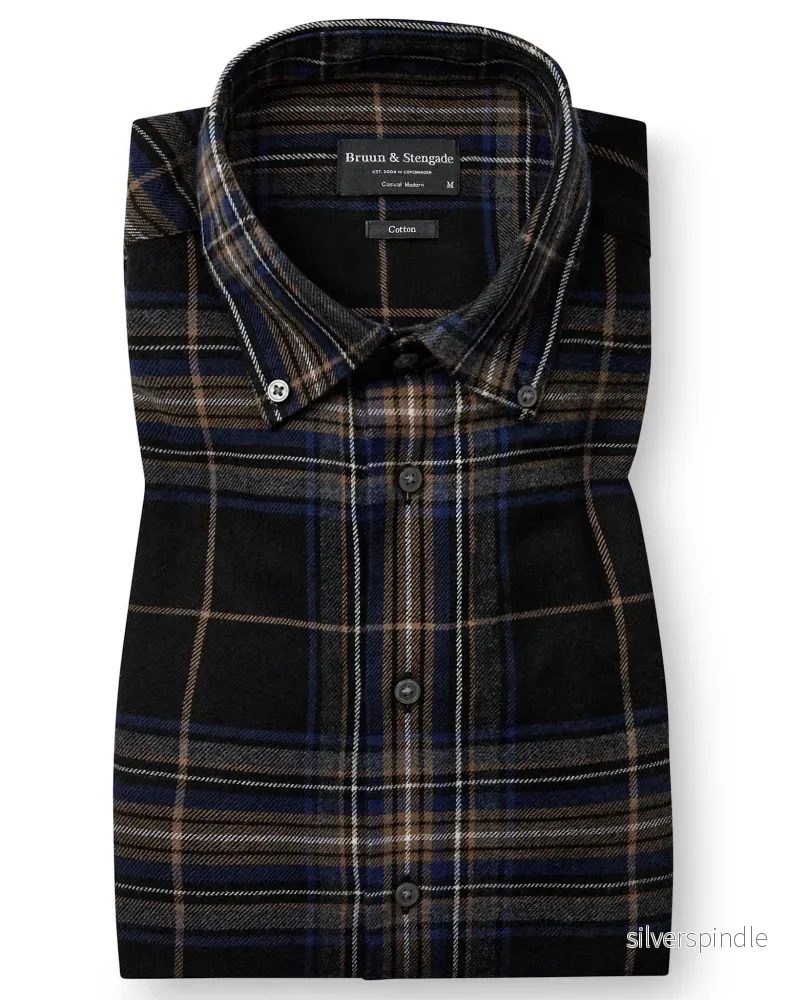 BS Shanin Casual Modern Fit Skjorta - Blue