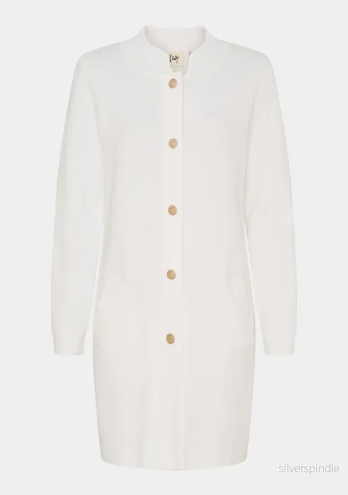 Jena Button Cardigan - Broken White - Bild 3