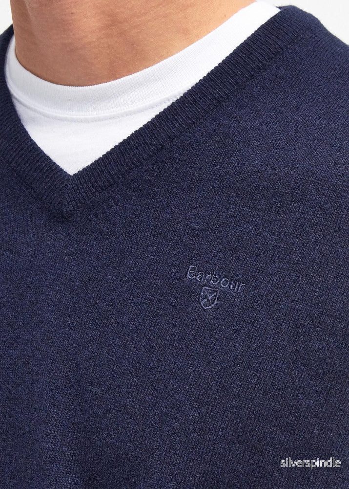 Barbour Essential LW V Neck Navy - Bild 2