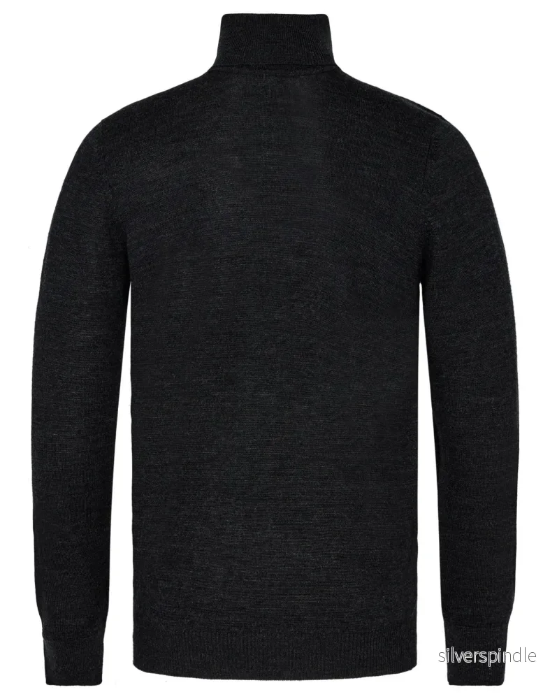 BS Saturn regular fit Stickad tröja - Charcoal - Bild 2