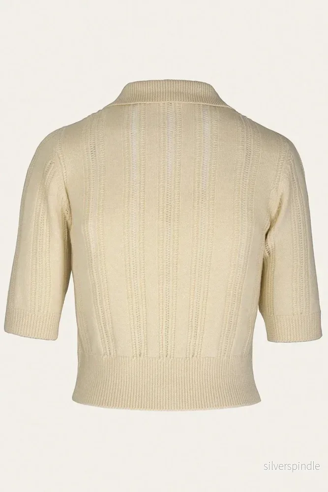 The Contrast Cardigan - off-white - Bild 3