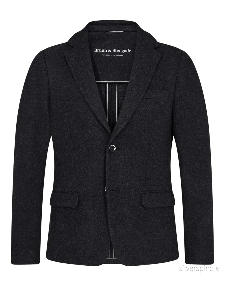 BS Mendocino Slim Fit Kavaj – Mörkgrå BS Mendocino Slim Fit Kavaj – Mörkgrå