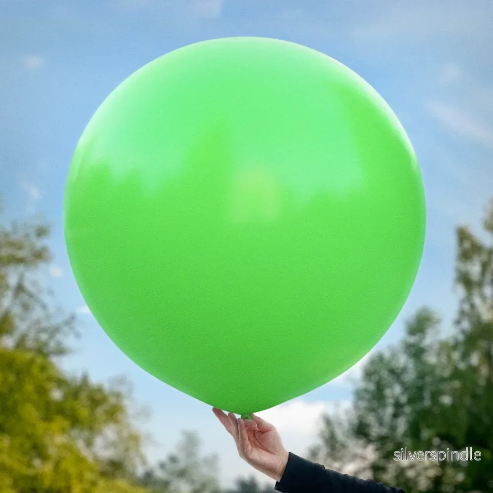 Äppelgrön ballong 90 cm Äppelgrön ballong 90 cm