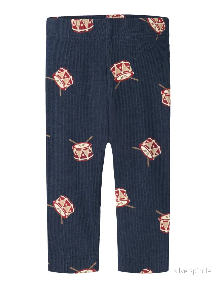 Ristmas Leggings med Jultrummor