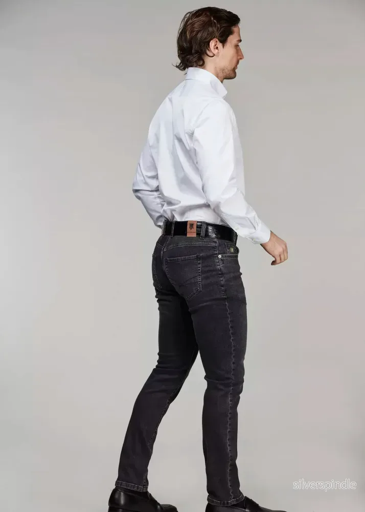 Hansen & Jacob 5-PKT SILK TOUCH GREY DENIM - Bild 2